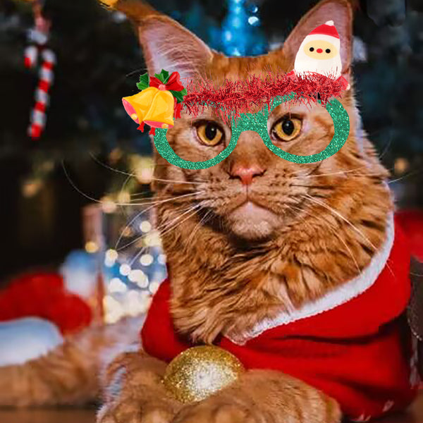 Chirtsmas Decorative Doggo Party Rawcut Sunglasses