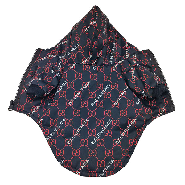 Balenciaga Black Fancy Hoody Fresh Jacket