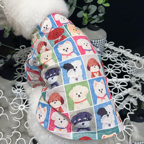 Pet Dog Sketchy Clothes