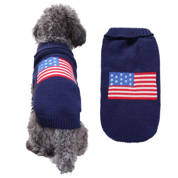 American Flag Dog Heritage Clothes