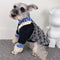 MIDOG Black and White Patterned Dog Outfit
