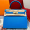 Kelly 28 Blue Frida Luxury Bag
