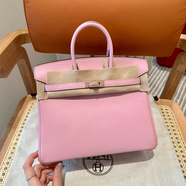Birkin 25 Mauve Luxury Bag