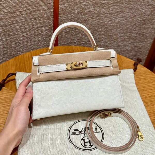 Kelly Mini II Mushroom Luxury Bag