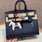 Birkin 25 Blue Saphir Luxury Bag