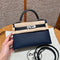 Kelly Mini II Blue Indigo And M Blue Encer Luxury Bag
