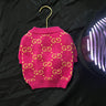 Designer Pink Vneck Offbeat Sweater
