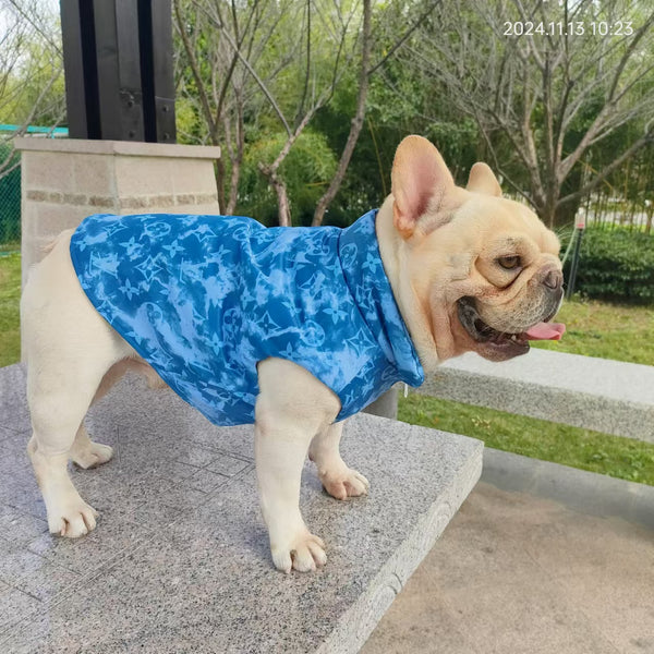 LV Blue Monogram Winter Flash Jacket