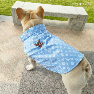 LV Designer Denim Wavy Jacket