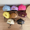 Miu Leather Beret Hat