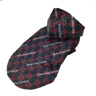 Balenciaga Black Fancy Hoody Fresh Jacket