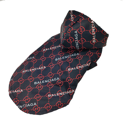 Chaqueta de lujo para perros con diseño de lunares de BB