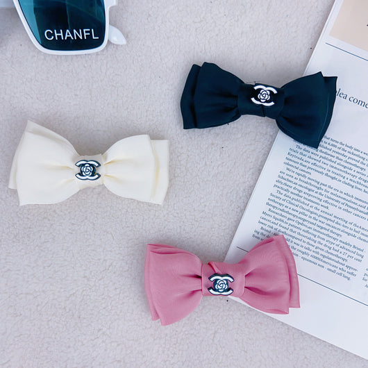 CC Fancy Hair Vibrant Bow tie Clip