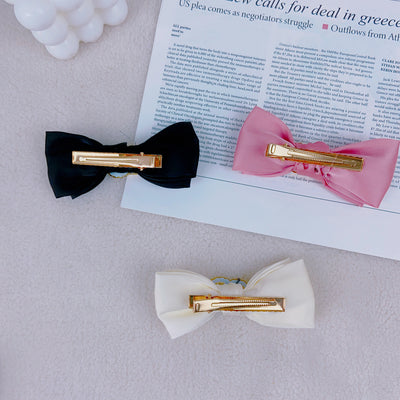 CC Fancy Hair Vibrant Bow tie Clip