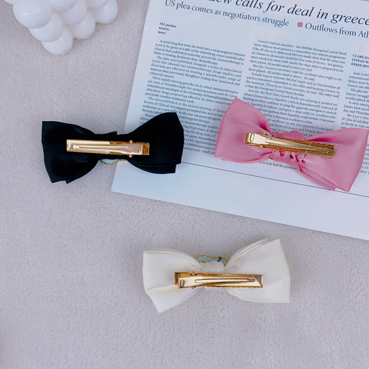 CC Fancy Hair Vibrant Bow tie Clip