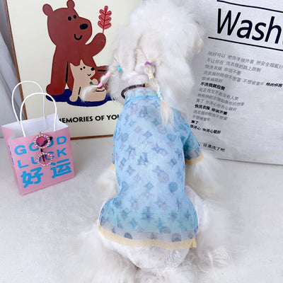 Doggy Fancy Blue Hype Dusty Shirt