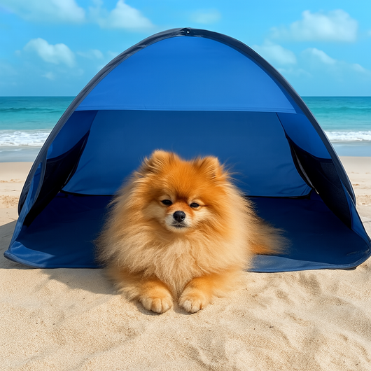 Pupshade Beach Amped Tent