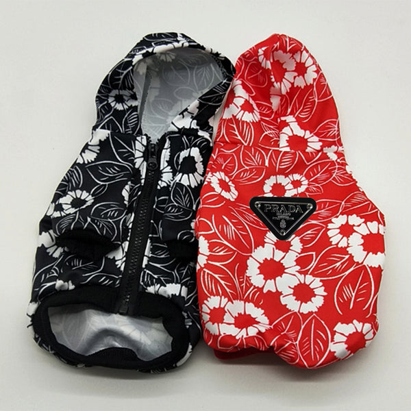 Prada Floral Hoodie OG Coat