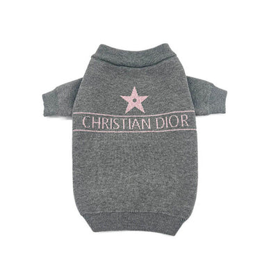 Timeless Grey Black Sweater For Dog