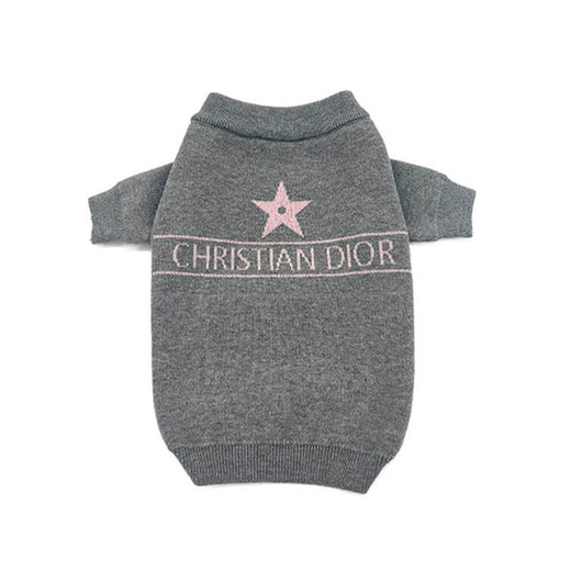 Timeless Grey Black Sweater For Dog