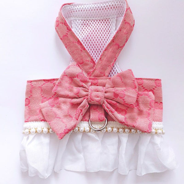 GG Pearl Pomy Bow Cute Harness