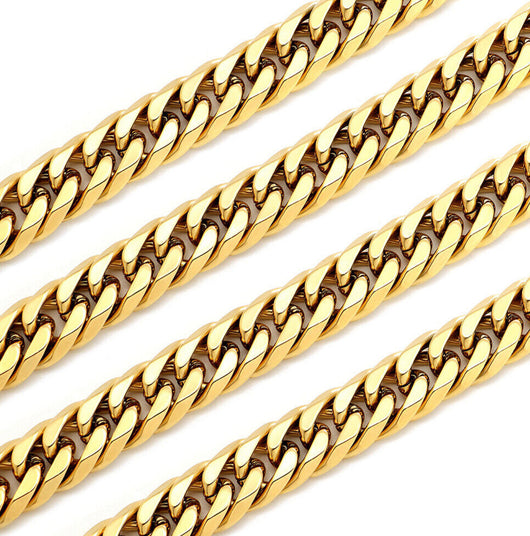 Cuban Link Gold Chain  Collar