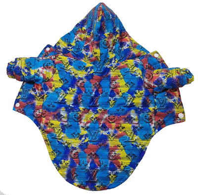 Chaqueta para perro inspirada en un elegante diseñador