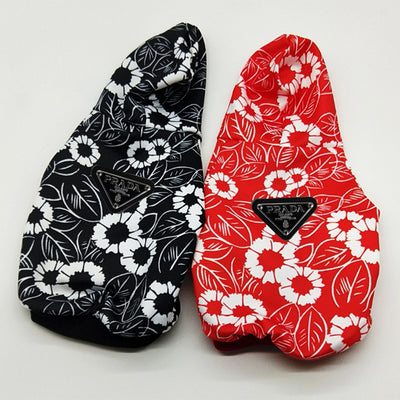 Prada Floral Hoodie OG Coat