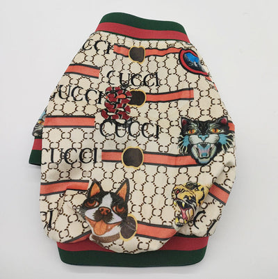 GG Monogram Print Edgy Jacket