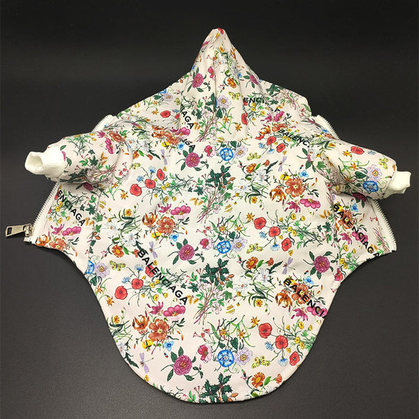 Balenciaga Floral Furry Fashion Doggo Sweet Jacket