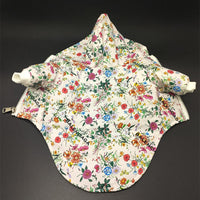 Veste en fourrure florale pour chien Pawlenciaga