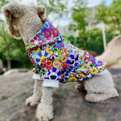 Luxury Sun Flower Drip Vibrant Hoodie