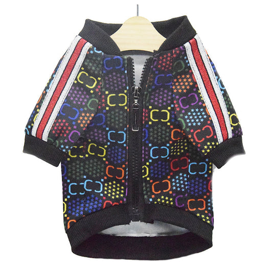 GG Lux Striped Sparkle Dear Doggo Offbeat Jacket