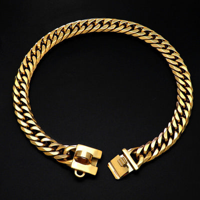 Cuban Link Gold Chain  Collar