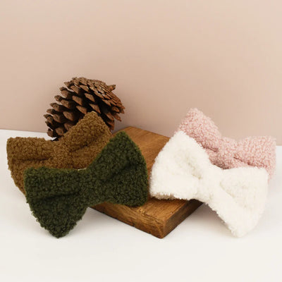 Teddy Bow Collar And Leash Vintage Set