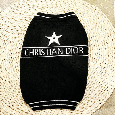 Timeless Grey Black Sweater For Dog