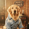 PAWSMOMENT Acid Wash Denim Trucker