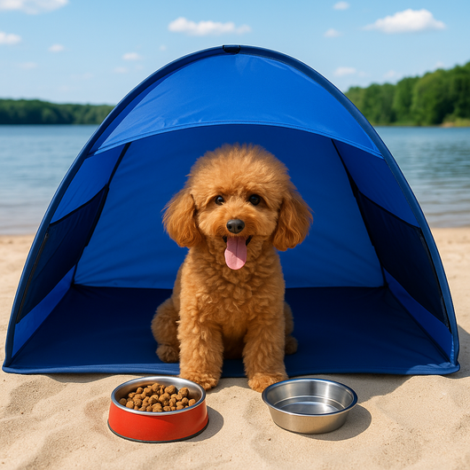 Pupshade Beach Amped Tent