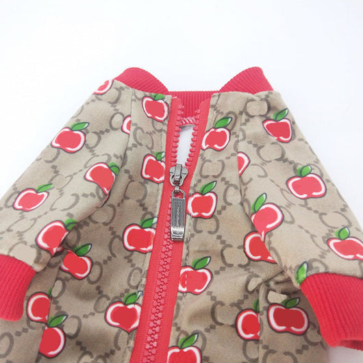 GG Apple Print Drip FF Jacket