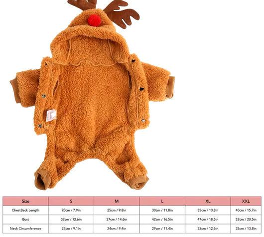 Rudolph  Cozy Reindeer Flash Onesie