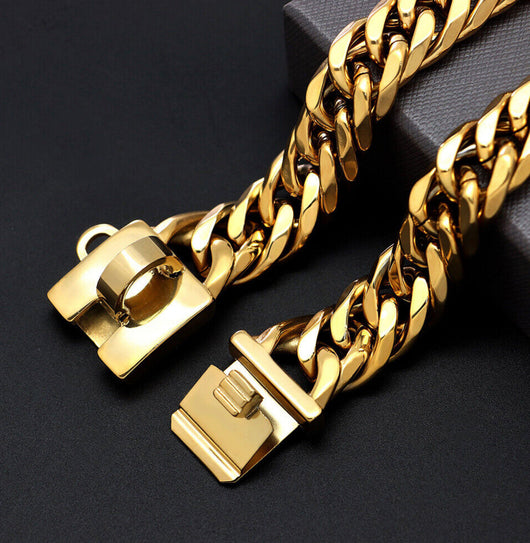 Cuban Link Gold Chain  Collar