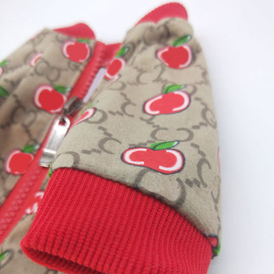 GG Apple Print Drip FF Jacket