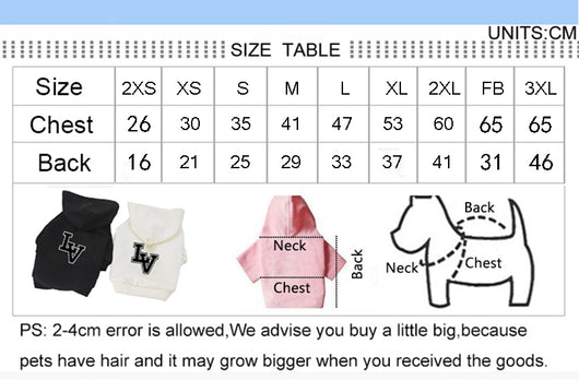 LV Printed Warm Hot Hoodie