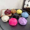 Pr Leather Beret Hat