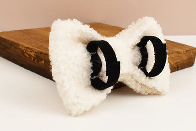 Teddy Bow Collar And Leash Vintage Set