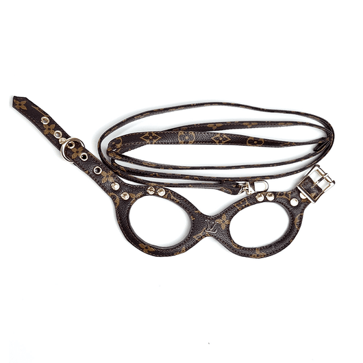 Chowchow High Quality Leather Harness & Leash Prime Set