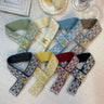 Chanel Lace Trim Knitted Scarf