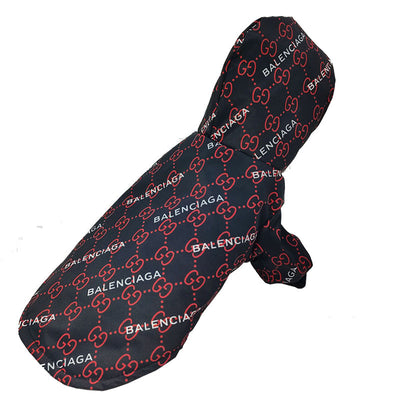 Chaqueta de lujo para perros con diseño de lunares de BB