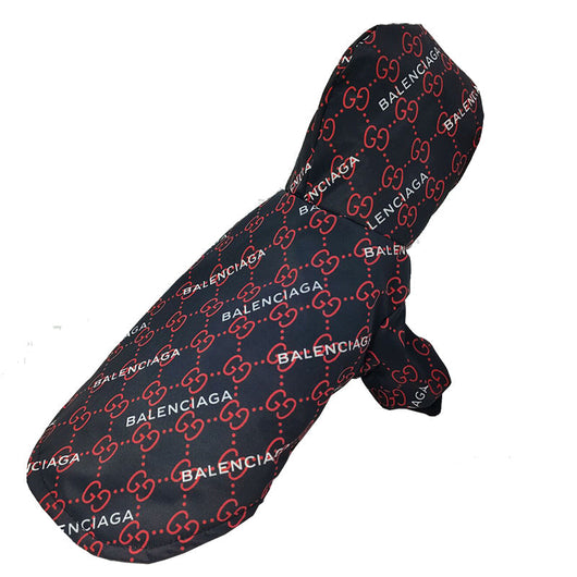 Chaqueta de lujo para perros con diseño de lunares de BB