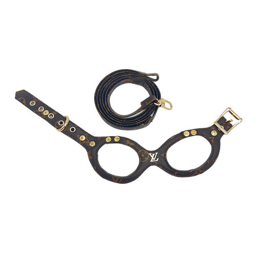 Chowchow High Quality Leather Harness & Leash Prime Set